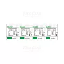 Tracon túlfeszültség levezető, T1+T2+T3 AC típusú, egybeépített, ESPD1+2+3-25-4P Tracon túlfeszültség levezető, T1+T2+T3 AC típusú, egybeépített, ESPD1+2+3-25-4P