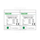 Tracon túlfeszültség levezető, T1+T2 AC típusú, egybeépített, ESPD1+2-50-2P Tracon túlfeszültség levezető, T1+T2 AC típusú, egybeépített, ESPD1+2-50-2P