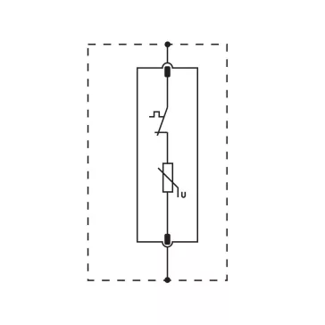   Tracon túlfeszültség levezető, T2 AC típusú, cserélhető betéttel, ESPD2-40-1P