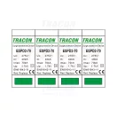 Tracon túlfeszültség levezető, T2 AC típusú, cserélhető betéttel, ESPD2-70-4P Tracon túlfeszültség levezető, T2 AC típusú, cserélhető betéttel, ESPD2-70-4P