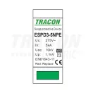 Tracon túlfeszültség levezető, T3 AC típusú, egybeépített, ESPD3-5-1+1P
