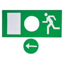   Tracon EXIT-01-J Élvilágítós LED kijáratjelző ragasztható piktogramokkal