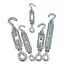 Tracon FSH10120 Sodrony-és huzalfeszítő szem-horog, acél+temperált öntvény