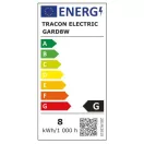 Tracon LED-es kültéri fali lámpa, lógó karos, GARD8W Tracon LED-es kültéri fali lámpa, lógó karos, GARD8W