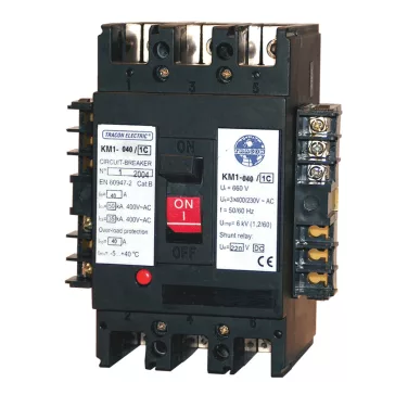   Tracon Kompakt megszakító, 220V DC munkaáramú kioldóval, KM4-225/1C