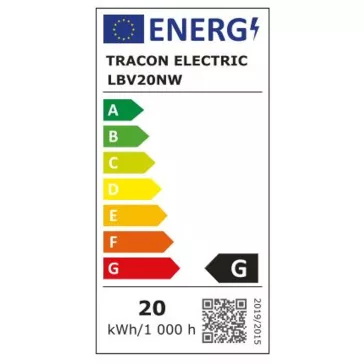 Tracon LBV20NW LED T5 bútorvilágító, sorolható