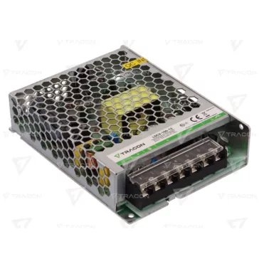  Tracon fémházas beltéri led tápegység 0-8,5A-ig 100W-os 12V DC, LDCV-100-12