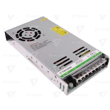   Tracon fémházas beltéri led tápegység 0-14,6A-ig 350W-os 24V DC, LDCV-350-24