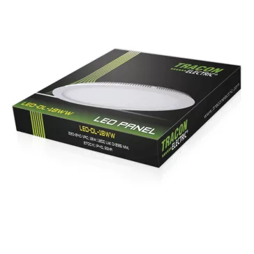 Tracon LED-DL-18WW Beépíthető LED mélysugárzó, fehér