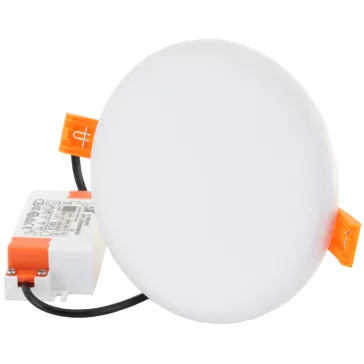   Tracon Védett, beépíthető LED mélysugárzó, kerek, LED-DLIP-10NW