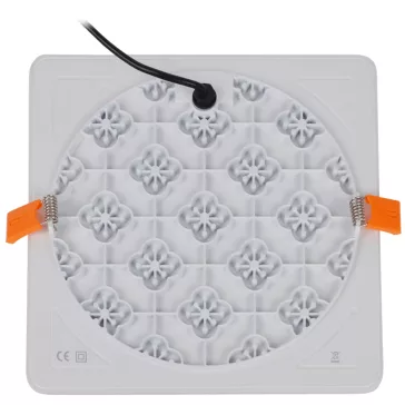   Tracon Védett, beépíthető LED mélysugárzó, négyzetes, LED-DLNIP-20NW