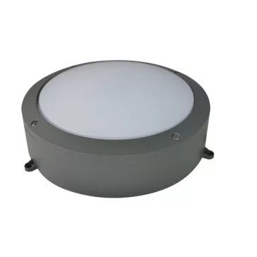   Tracon LFV60NW Védett fali LED lámpatest, porszórt, szürke