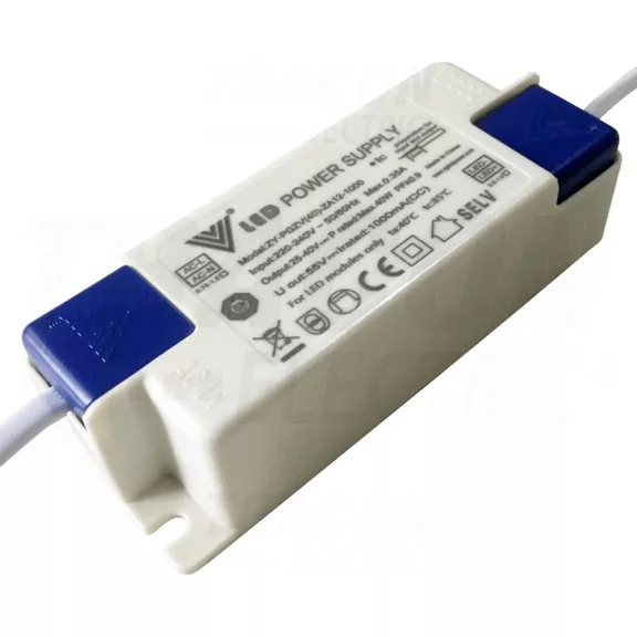 Tracon Meghajtó LPM és LPH 40W panelekhez, LPD40W Tracon Meghajtó LPM és LPH 40W panelekhez, LPD40W