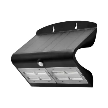   Tracon napelemes reflektor 7W 800lm 4000K IP65 fekete, LSLBB7W
