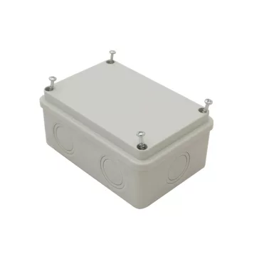   Tracon Falon kívüli kötődoboz könnyített oldalfallal teli fedéllel 80x120x50mm, MED8125