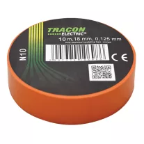 Tracon  N10 Szigetelőszalag, narancs