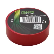 Tracon  P10 Szigetelőszalag, piros