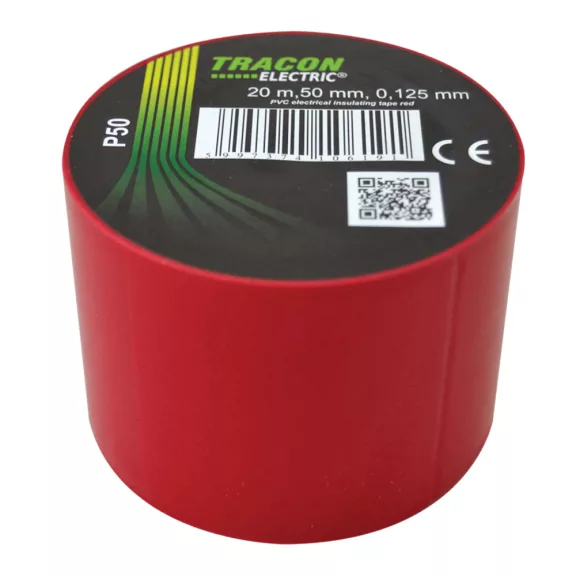 Tracon P50 Szigetelőszalag, piros Tracon P50 Szigetelőszalag, piros