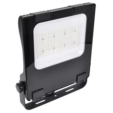   Tracon aszimmetrikus LED reflektor fekete 100W 13500lm 4000K IP65, RHISA100W