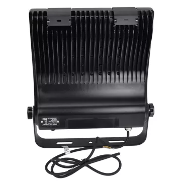   Tracon aszimmetrikus LED reflektor fekete 100W 13500lm 4000K IP65, RHISA100W