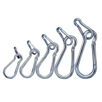 Tracon  RKARA8 Karabiner, rugós, acél