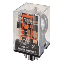   Tracon Ipari teljesítmény relé 3 váltóérintkező 3A-es 230V-os AC 28V-os DC, RM11-220AC