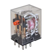   Tracon Miniatűr relé 3xCO váltóérintkező 3A-es 24V-os AC, RM12-24AC