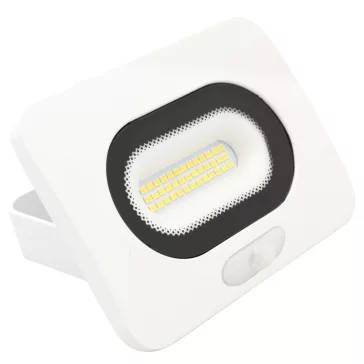   Tracon mozgásérzékelős led reflektor fehér 10W 750lm 4000K IP65, RSMDLFM10