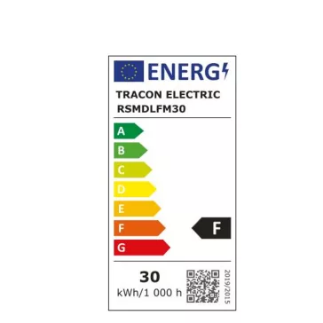   Tracon mozgásérzékelős led reflektor fehér 30W 2700lm 4000K IP65, RSMDLFM30