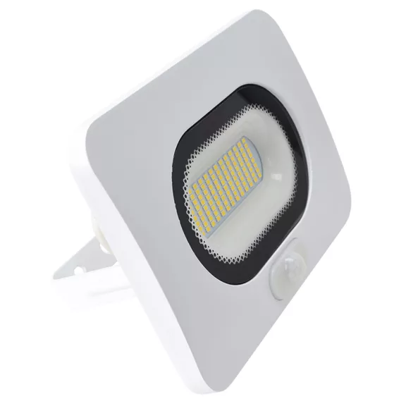 Tracon mozgásérzékelős led reflektor fehér 50W 3750lm 4000K IP65, RSMDLFM50 Tracon mozgásérzékelős led reflektor fehér 50W 3750lm 4000K IP65, RSMDLFM50