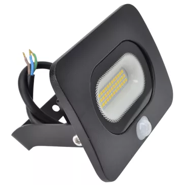   Tracon mozgásérzékelős led reflektor fekete 20W 1500lm 4000K IP65, RSMDLM20