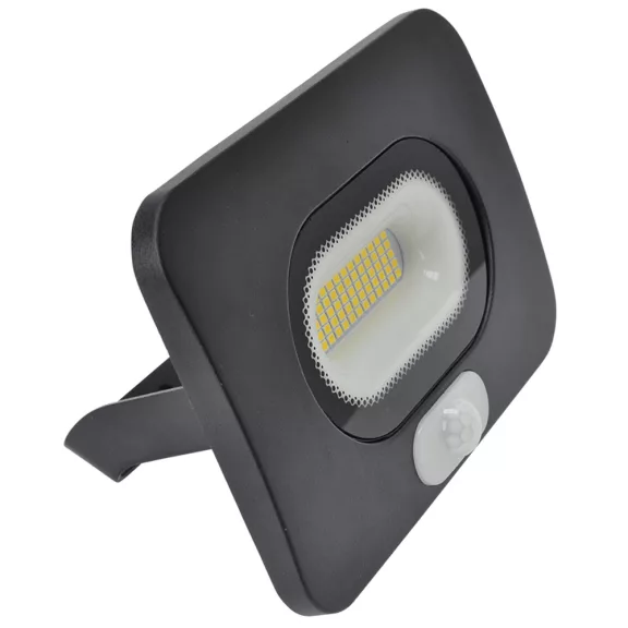 Tracon mozgásérzékelős led reflektor fekete 30W 2700lm 4000K IP65, RSMDLM30 Tracon mozgásérzékelős led reflektor fekete 30W 2700lm 4000K IP65, RSMDLM30