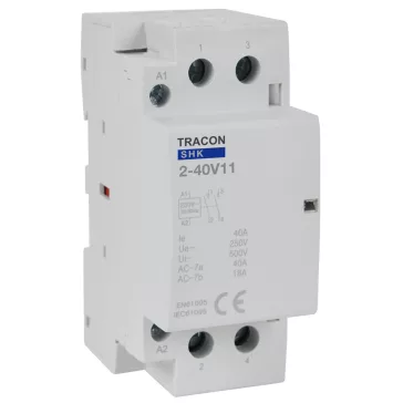 Tracon Installációs moduláris kontaktor, SHK2-40V11