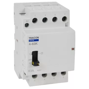 Tracon Installációs moduláris kontaktor, SHK4-63K