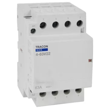 Tracon Installációs moduláris kontaktor, SHK4-63V22
