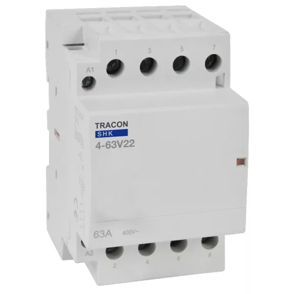 Tracon Installációs moduláris kontaktor, SHK4-63V22 Tracon Installációs moduláris kontaktor, SHK4-63V22