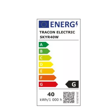   Tracon Díszperemes csillagos LED mennyezeti lámpa, vezérelhető, SKYR40W