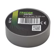 Tracon  SZ10 Szigetelőszalag, szürke