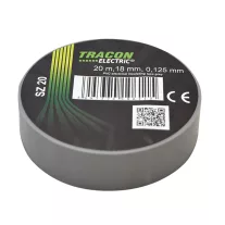 Tracon  SZ20 Szigetelőszalag, szürke
