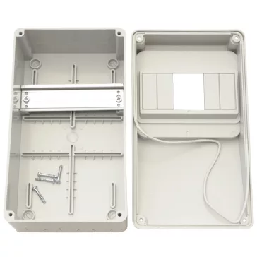   Tracon Ipari elosztó doboz szerelősínnel 6 modul, 230×130×105mm, IP55, TDB231377