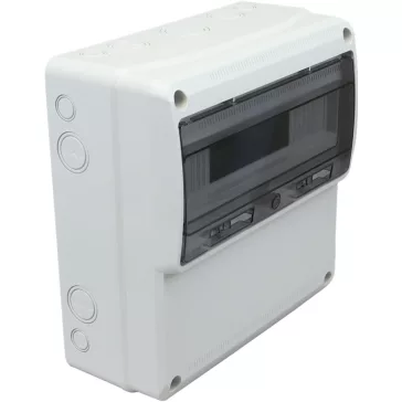   Tracon Ipari elosztó doboz szerelősínnel 16modul, 330×330×155mm, IP65, TDB333315