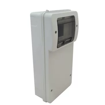   Tracon Ipari elosztó doboz szerelősínnel 6 modul, 350×170×105mm, IP55, TDB351710