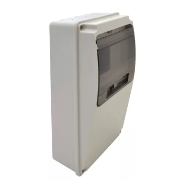   Tracon Ipari elosztó doboz szerelősínnel 6 modul, 460×130×105mm, IP55, TDB461377