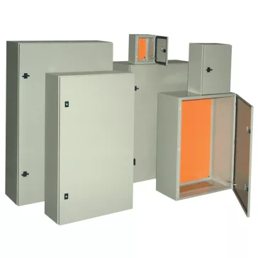   Tracon TFE806020 Fém elosztószekrény, acél, szürke 800x600x200mm, IP55