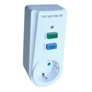   Tracon dugaljba dugható Áram-védőkapcsoló ( fi relé) adapter, oldalsó védőérintkezővel, TFGA-1