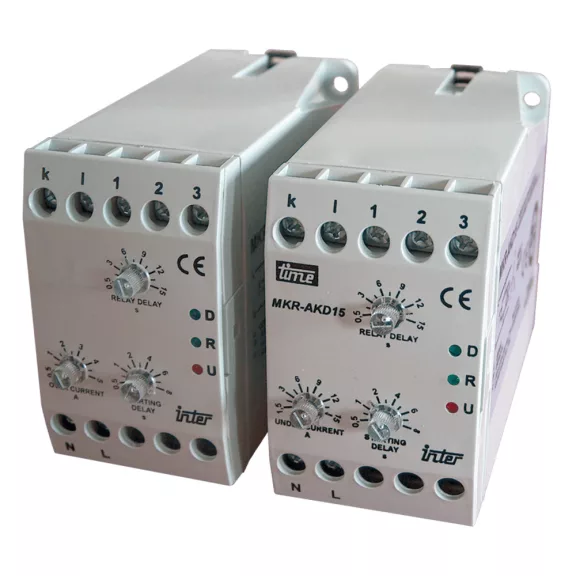 Tracon Védőrelé, áramcsökkenés ellen,0.5-5A/230V AC, 250V AC, 10A/24V AC/DC, TFKV-AKD05 Tracon Védőrelé, áramcsökkenés ellen,0.5-5A/230V AC, 250V AC, 10A/24V AC/DC, TFKV-AKD05