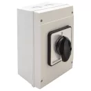 Tracon Tokozott főkapcsoló, BE-KI, 160A, 3P, 37kW, 88x88mm, 60°, TK-166/3T65