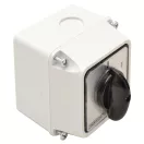 Tracon Tokozott főkapcsoló, BE-KI, 25A, 2P, 7.5kW, 48x48mm, 90°, TK-259/2T Tracon Tokozott főkapcsoló, BE-KI, 25A, 2P, 7.5kW, 48x48mm, 90°, TK-259/2T