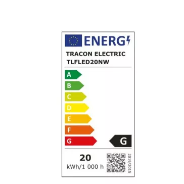   Tracon TLFLED20NW Védett integrált LED-es bútorvilágító