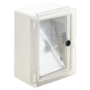   Tracon TME282113T Műanyag elosztószekrény átlátszó ajtóval 280x210x130mm, IP65